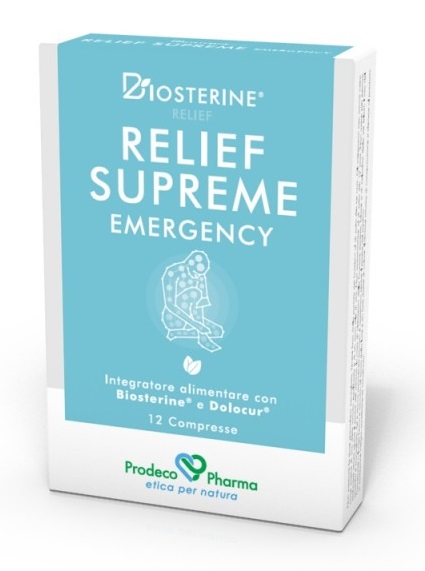 BIOSTERINE RELIEF SUPREME EMERGENCY 12 COMPRESSE - Farmapre