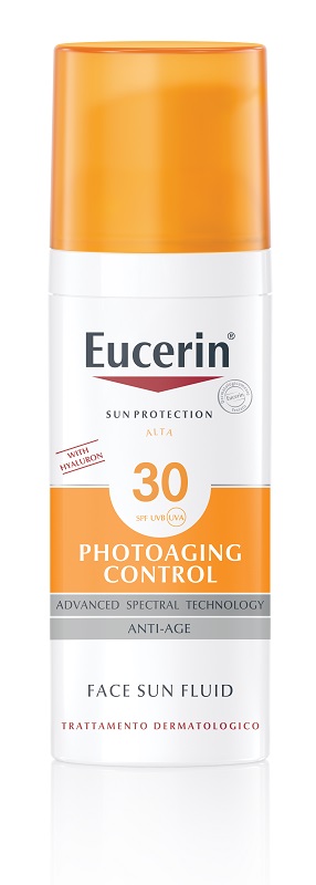 EUCERIN SUN PROTECTION SPF 30 PHOTOAGING CONTROL FACE SUN FLUID ANTI AGE 50 ML - Farmapre
