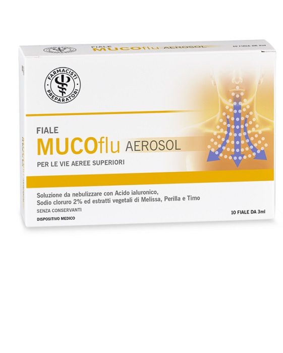 LFP AEROSOL LFP MUCOFLU SOLUZIONE IPERTONICA 10 FIALE MONODOSE DA 3 ML - Farmapre