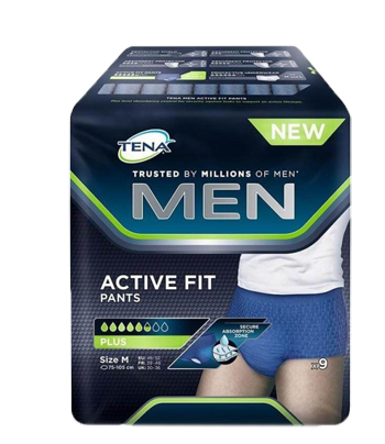 PULL UP UOMO TENA MEN PANTS ACTIVE FIT M 9 PEZZI - Farmapre