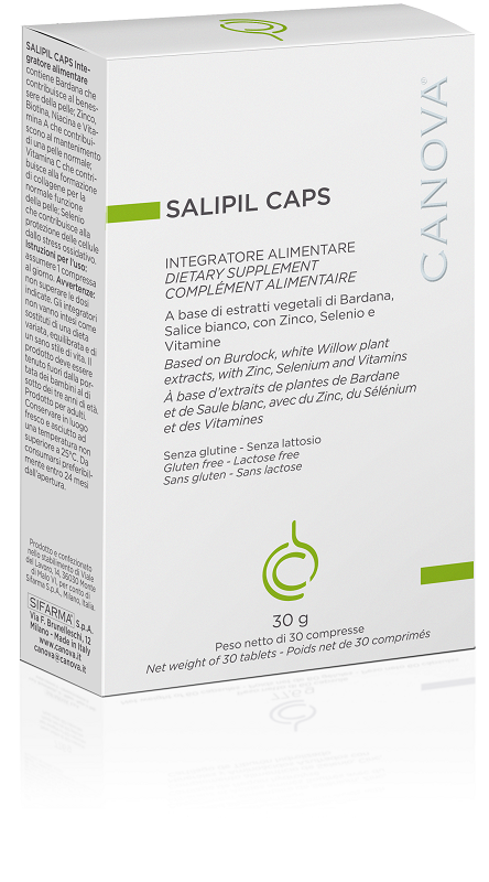 CANOVA SALIPIL CAPS 30 COMPRESSE NUOVA CONFEZIONE - Farmapre