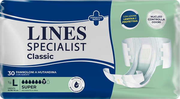 PANNOLONE A MUTANDA LINES SPECIALIST CLASSIC SUPER MG 30 PEZZI - Farmapre
