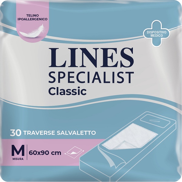 TRAVERSA ASSORBENTE LINES SPECIALIST CLASSIC MISURA 60X90 CM 30 PEZZI - Farmapre