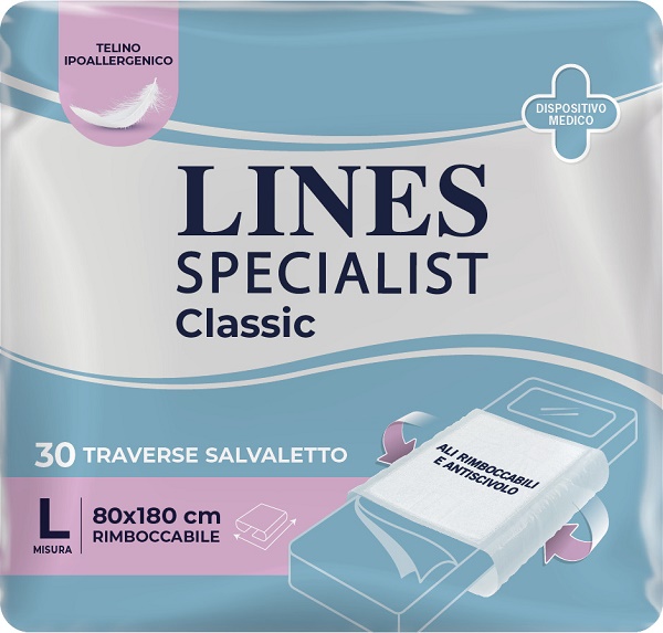 TRAVERSA LINES SPECIALIST CLASSIC 80X180 CM 30 PEZZI - Farmapre
