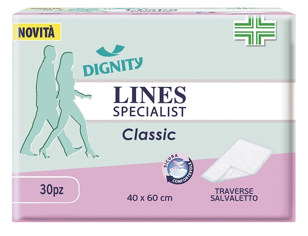TRAVERSA PER INCONTINENZA LINES SPECIALIST CLASSIC 40X60 CM 30 PEZZI - Farmapre