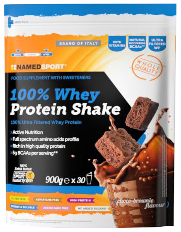 100% WHEY PROTEIN SHAKE CHOCO BROWNIE 900 G - Farmapre