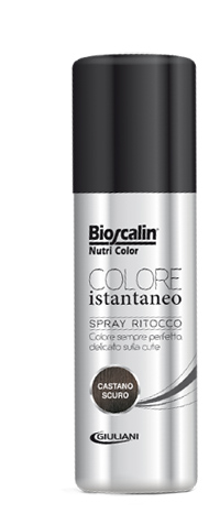 BIOSCALIN NUTRICOLOR SPRAY COLORE ISTANTANEO CASTANO SCURO 75 ML - Farmapre
