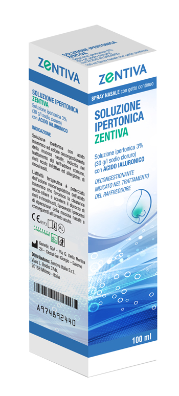 SOLUZIONE IPERTONICA ZENTIVA SPRAY NASALE 100 ML - Farmapre