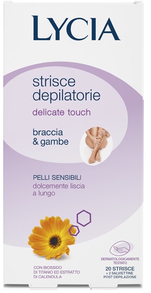 LYCIA 20 STRISCE BRACCIA/GAMBE PELLI DELICATE 12 PEZZI - Farmapre