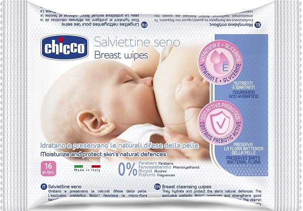 CHICCO SALVIETTE DETERGENTI PER IL SENO 16 PEZZI - Farmapre