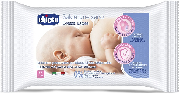 CHICCO SALVIETTE DETERGENTI PER IL SENO 72 PEZZI - Farmapre
