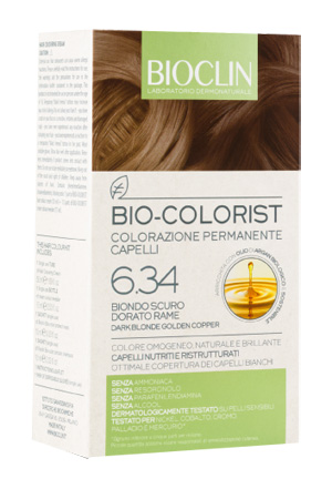 BIOCLIN BIO COLORIST 6,34 BIONDO SCURO DORATO RAME - Farmapre