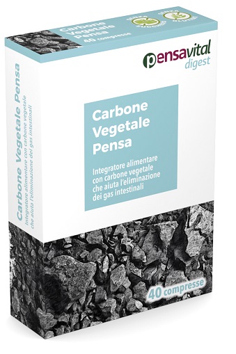CARBONE VEGETALE PENSA 40 COMPRESSE - Farmapre