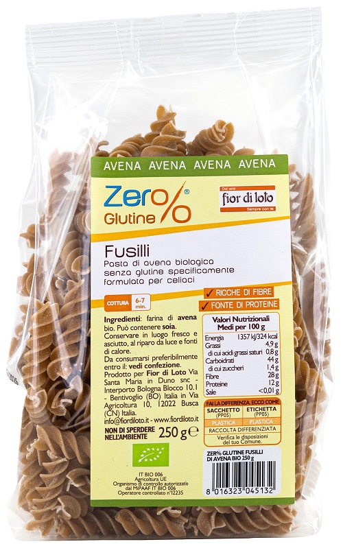 FUSILLI DI AVENA 250 G - Farmapre