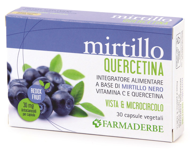 MIRTILLO QUERCETINA 30 CAPSULE VEGETALI - Farmapre