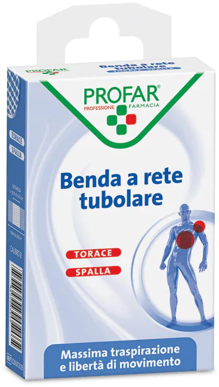 BENDA A RETE ELASTICA TORACE SPALLA 3 M TESI CALIBRO 8 PROFAR - Farmapre