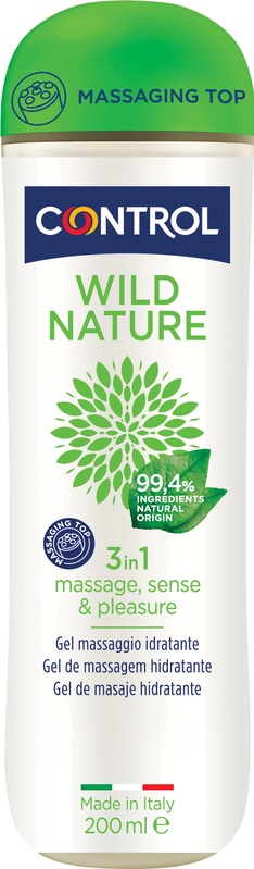 CONTROL WILD NATURE MASSAGE GEL MASSAGGIO 3 IN 1 200 ML - Farmapre
