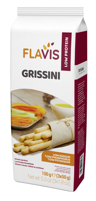 FLAVIS GRISSINI APROTEICI 3 PORZIONI DA 50 G - Farmapre
