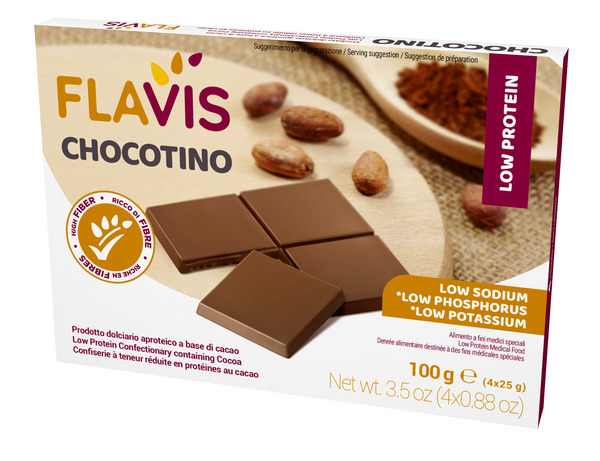 FLAVIS CHOCOTINO 4 PORZIONI DA 25 G - Farmapre