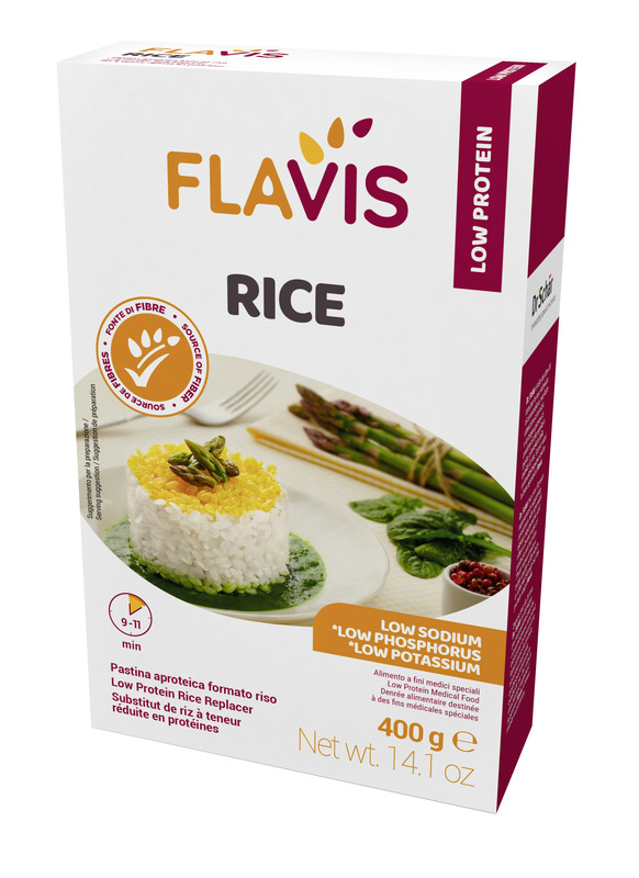 FLAVIS RICE PASTINA APROTEICA FORMATO RISO 400 G - Farmapre