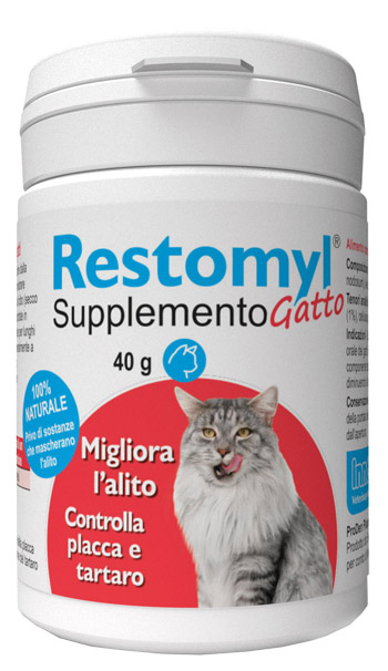 RESTOMYL SUPPLEMENTO GATTO FLACONCINO 40 G - Farmapre
