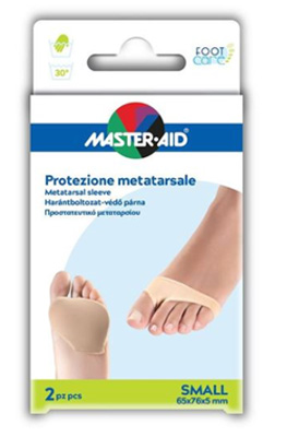 PROTEZIONE IN GEL E TESSUTO  MASTER-AID FOOTCARE PER METATARSO SMALL 2 PEZZI G2 - Farmapre