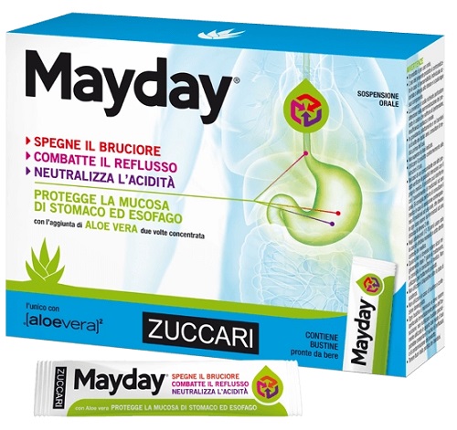 MAYDAY SOSPENSIONE PER USO ORALE ALLA MENTA 24 BUSTINE 10 ML - Farmapre