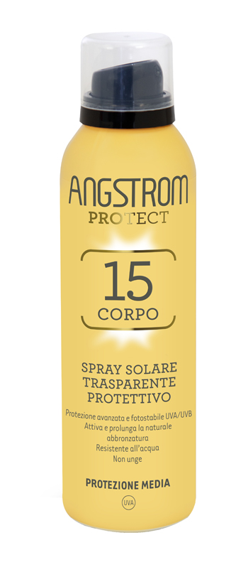 ANGSTROM PROTECT 15 CORPO SPRAY SOLARE TRASPARENTE 150 ML - Farmapre