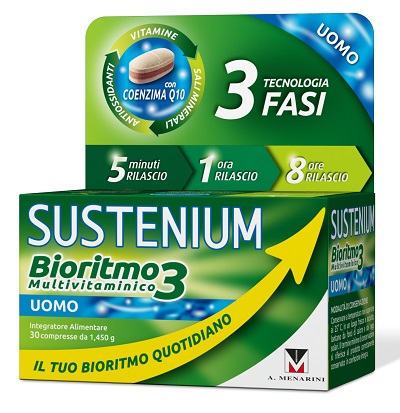 SUSTENIUM BIORITMO3 UOMO ADULTO 30 COMPRESSE - Farmapre