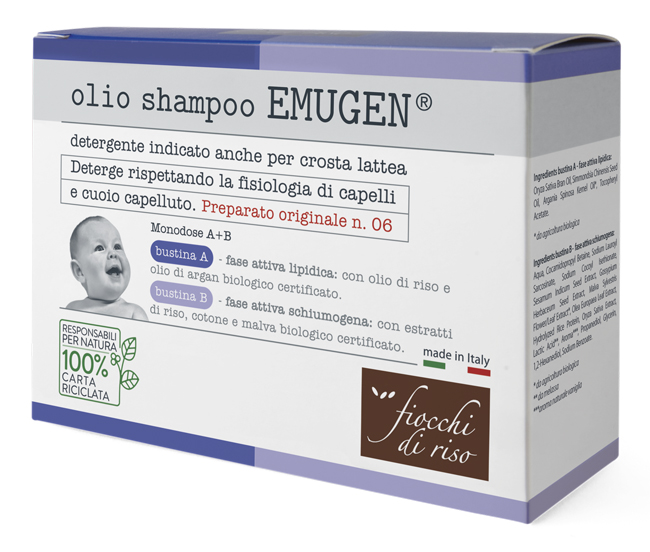 FIOCCHI DI RISO EMUGEN OLIO SHAMPOO ULTRADELICATO 45 ML - Farmapre