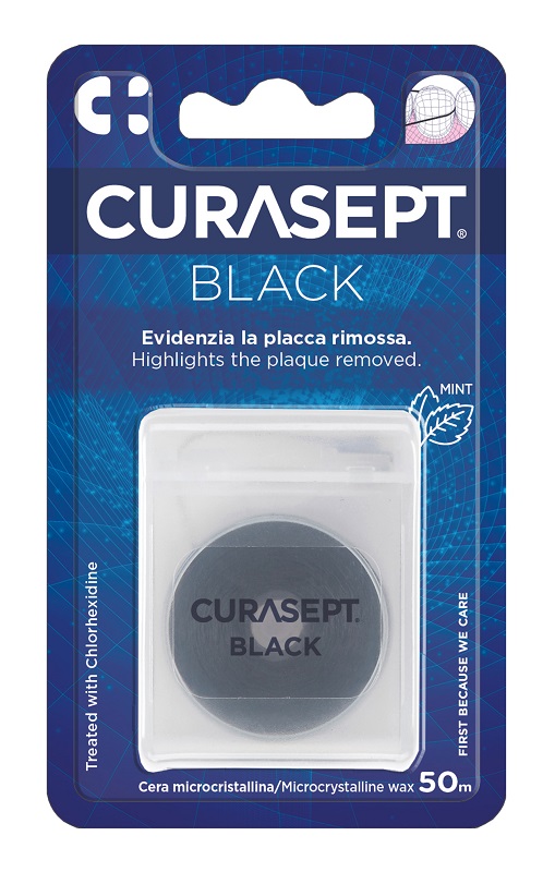 CURASEPT FLOSS CERATO NERO CLOREXIDINA - Farmapre