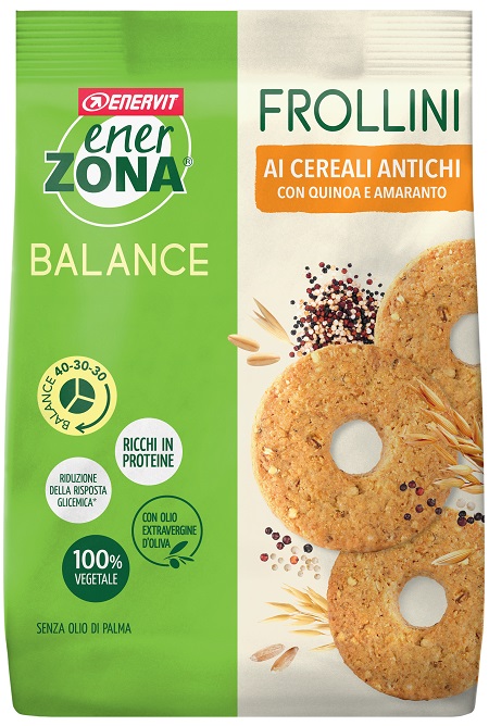 ENERZONA FROLLINI VEG CEREALI ANTICHI 250 G - Farmapre