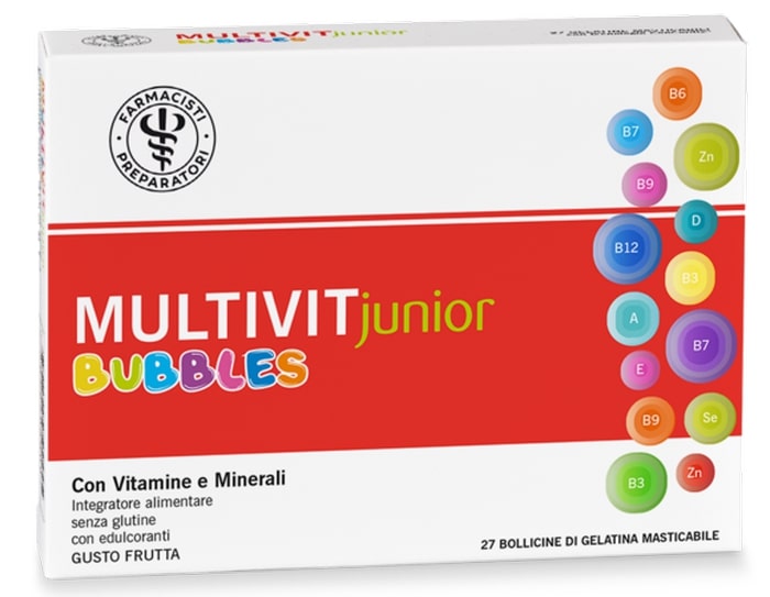 LFP MULTIVIT JR BUBBLES 27 GEL - Farmapre