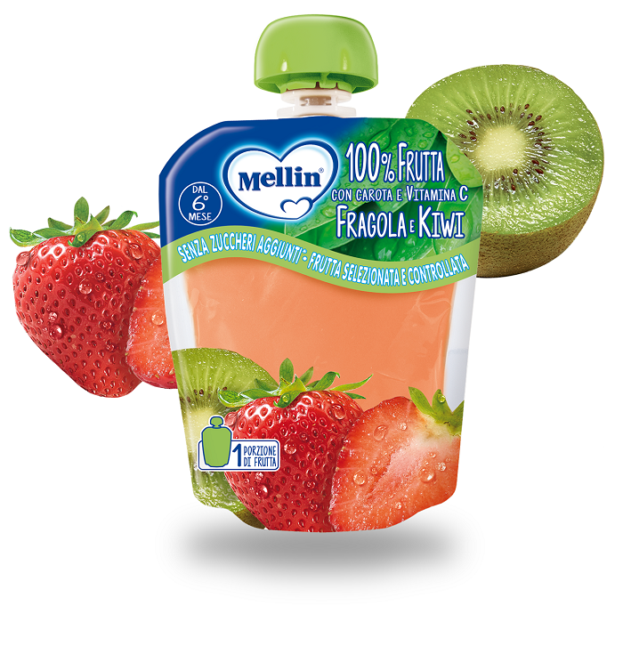 MELLIN POUCH FRAGOLA KIWI 90 G - Farmapre