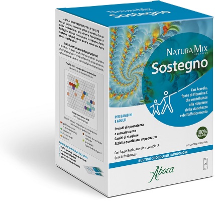 NATURA MIX ADVANCED SOSTEGNO OROSOLUBILE 20 BUSTINE - Farmapre