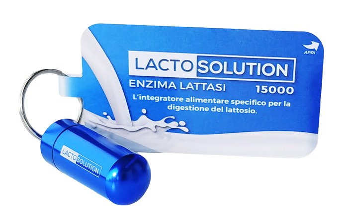 LACTOSOLUTION 15000 15 COMPRESSE CON PORTAPILLOLE - Farmapre