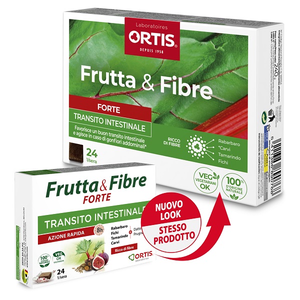 FRUTTA & FIBRE FORTE 24 CUBETTI - Farmapre
