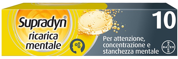 SUPRADYN RICARICA MENTALE 10 COMPRESSE - Farmapre