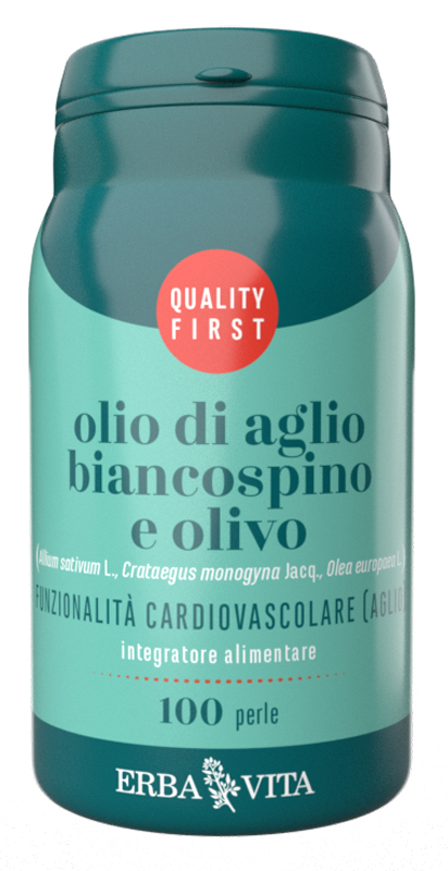OLIO DI AGLIO BIANCOSPINO E OLIVO 100 PERLE - Farmapre