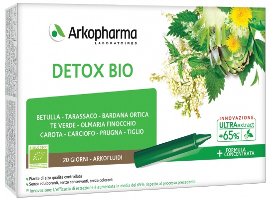 ARKOFLUIDI DETOX BIO 20 FIALE - Farmapre