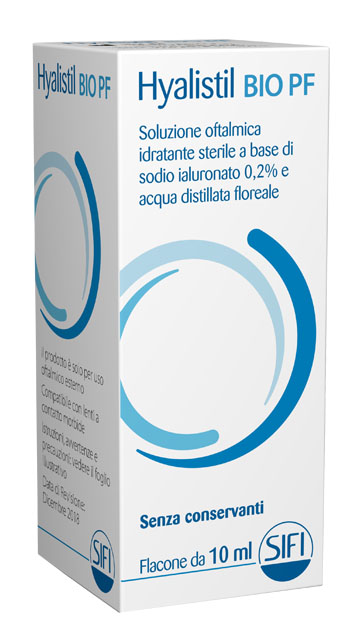 GOCCE OCULARI HA 0,2% E ACQUE DISTILLATE HYALISTIL BIO PF FRUTTI ROSSI 10 ML - Farmapre
