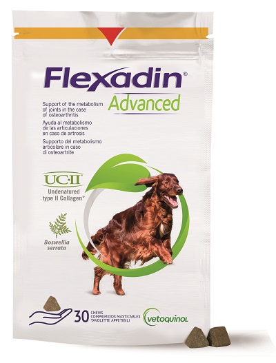 FLEXADIN ADVANCED CANE TUTTE LE TAGLIE 30 TAVOLETTE APPETIBILI - Farmapre