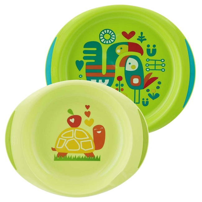 CHICCO PIATTO FONDO E PIANO 12M+ VERDE - Farmapre