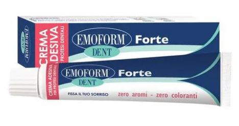 CREMA ADESIVA EMOFORM DENT FORTE PER PROTESI DENTALI 70 G - Farmapre