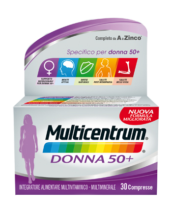 MULTICENTRUM DONNA 50+ 60 COMPRESSE - Farmapre