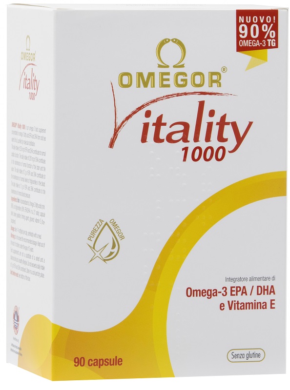 OMEGOR VITALITY 1000 90 CAPSULE - Farmapre
