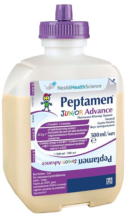 PEPTAMEN JUNIOR ADVANCE NEUTRO 500 ML - Farmapre