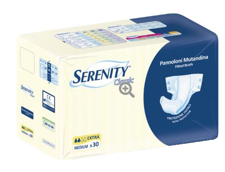 SERENITY PANNOLONE A MUTANDINA CLASSIC EXTRA XL 15 PEZZI - Farmapre