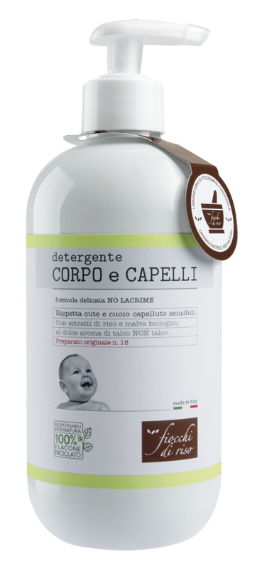 FIOCCHI DI RISO DETERGENTE CORPO/CAPELLI TALCO 400 ML - Farmapre