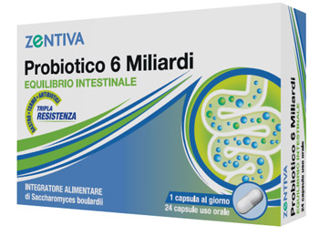 ZENTIVA PROBIOTICO 6 MILIARDI 24 CAPSULE VEGETALI - Farmapre